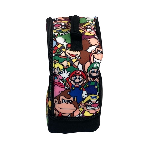 Super Mario Lunch Box Soft Kit Dual Compartment Insulated Cooler Characters - Picture 4 of 10